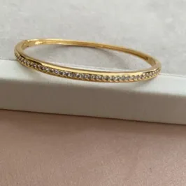 Bracelete Cravejado Cristal Alice Large