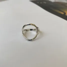 Anel Circulo Vazado
