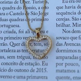 Colar com coração