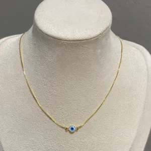 Cordão Choker Olho Grego Ouro