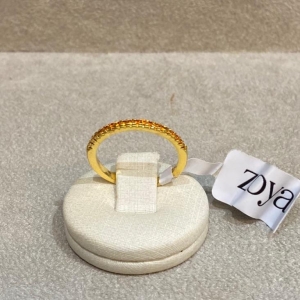 * Anel Aparador Pink Prata 925