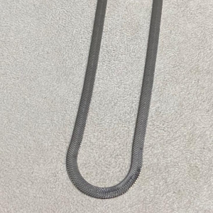 Colar Fita 6mm (45cm) Ródio