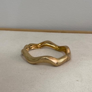 *Bracelete Ondulado Acetinado