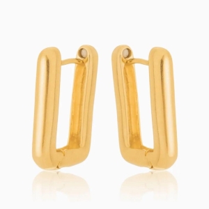Argola Bettina Retangular G