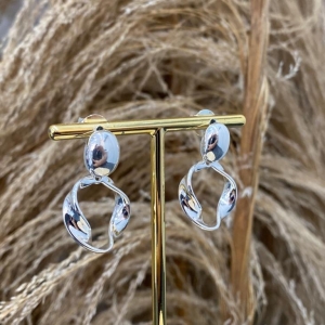 Argola Ondulada Lisa