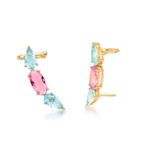 *Brinco  Ear Cuff 3Z Colorido