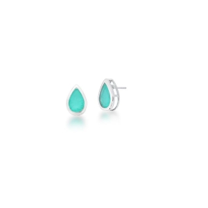 *Brinco Gota Aqua Blue