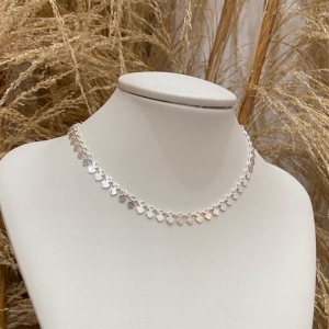 Choker Plaquinhas Círculos