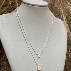 Colar Duplo Gota