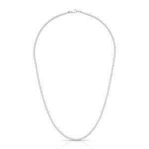 * Colar Riviera Quadrada Cristal 2mm