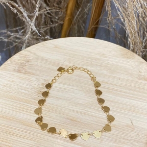 Pulseira Coração Plaquinha