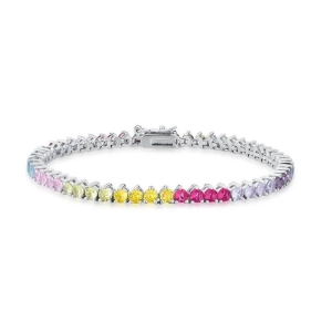*Pulseira Riviera 3mm Colors