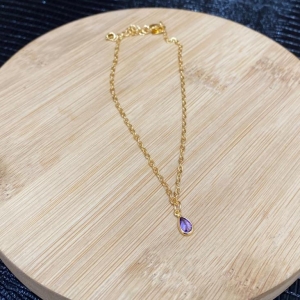 Tornozeleira Gota Lavanda