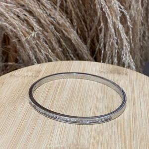 Bracelete Fine Zircônias Quadradas