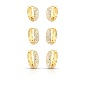 *Argola Oval P 4F