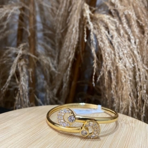 Bracelete  Circulo e Ponto de Luz
