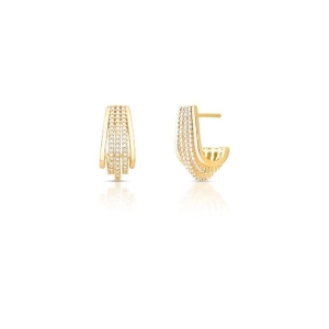 *Brinco Ear Hook 2F Crav e Liso