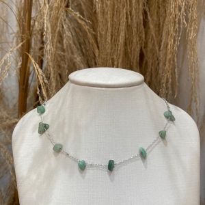 Choker Pedras Verdes