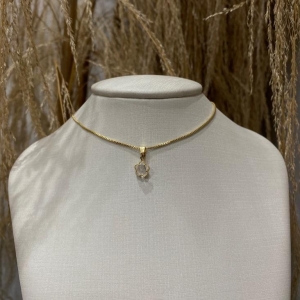 Colar Trevo Cristal