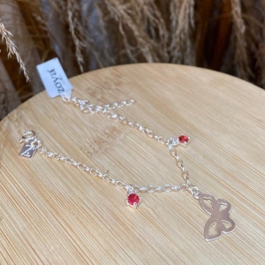Pulseira  Borboleta e 2Z Pink