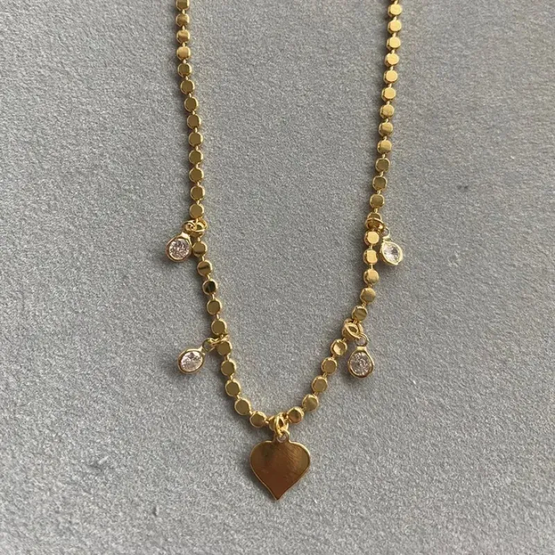 Choker Mila Corações & Zircônia