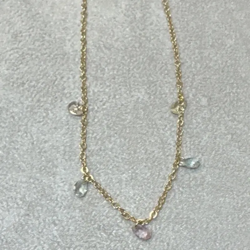 Choker Zircônias Candy Colors (35+5)