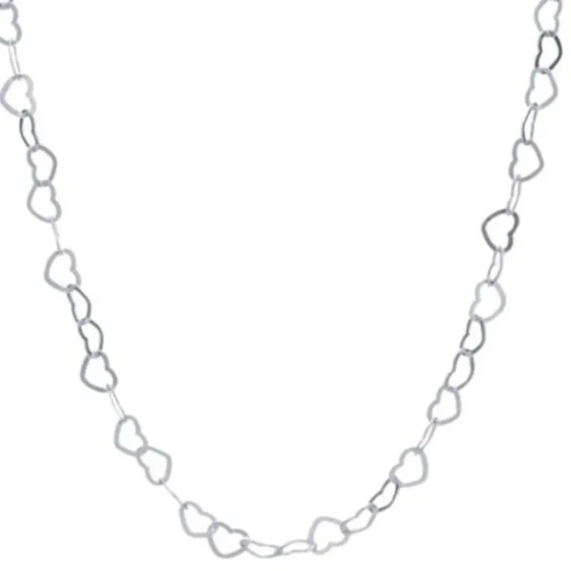 Colar Choker Corrente Coração