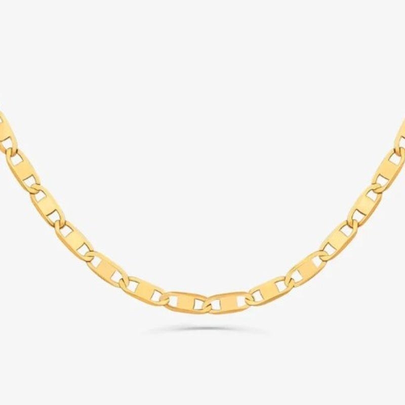 Corrente Masculina Piastrine 60cm
