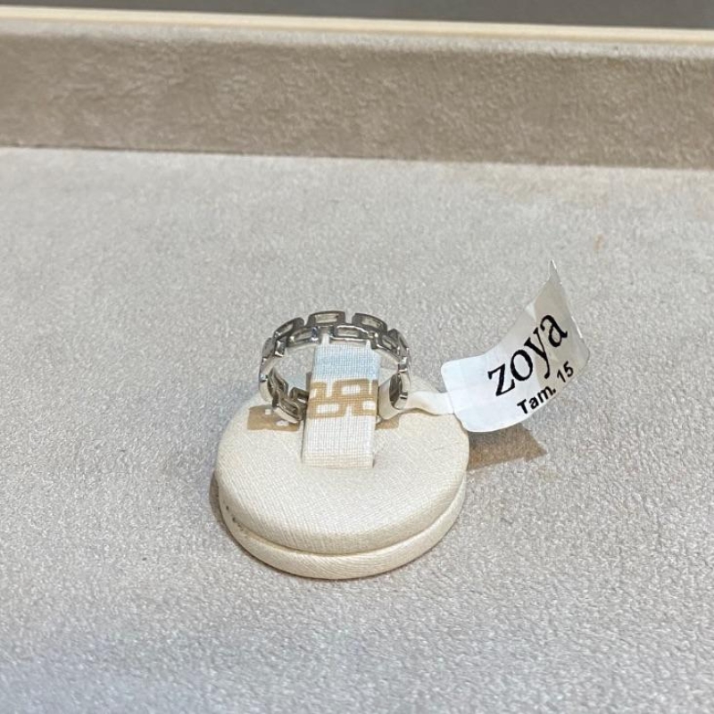 Anel Ajustável Versace Ródio