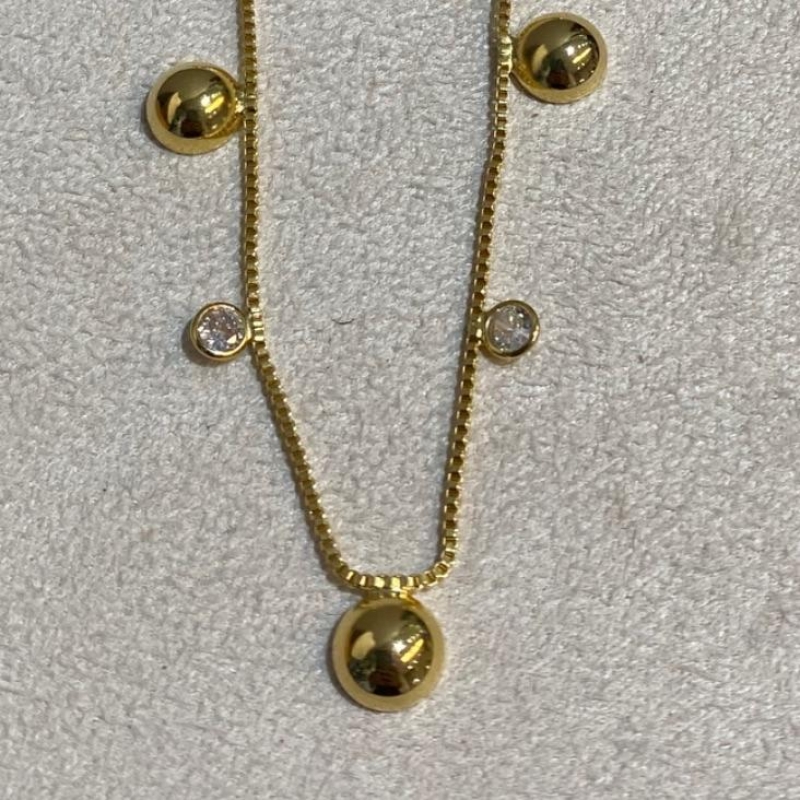 Choker Esferas e Zircônias