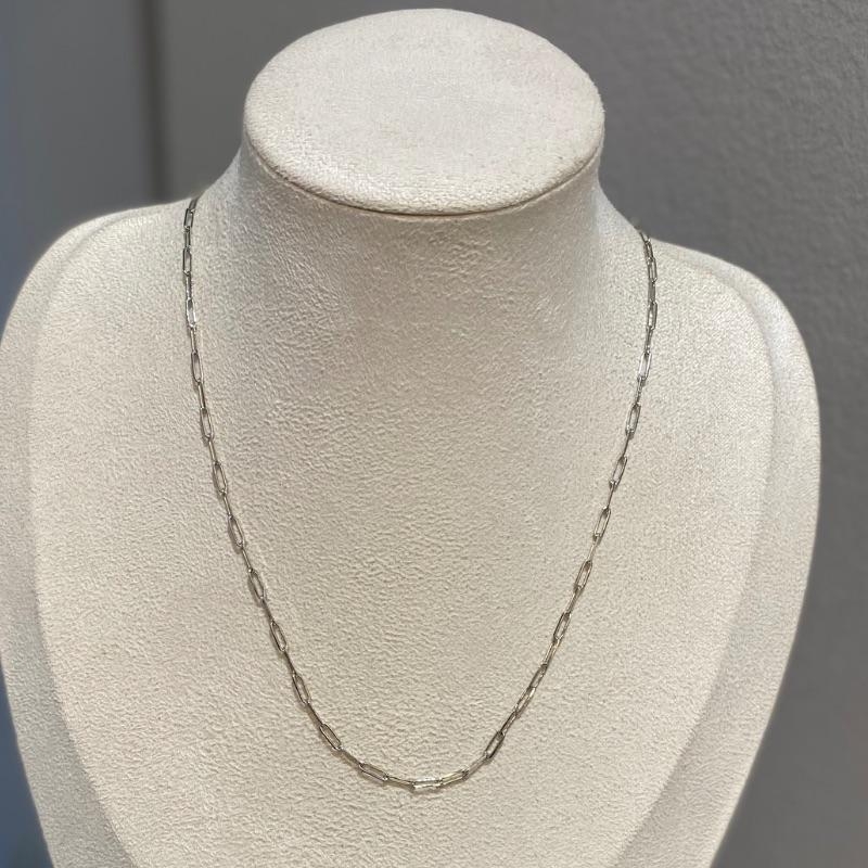 Colar Cartier 60cm (0,60mm) Ródio