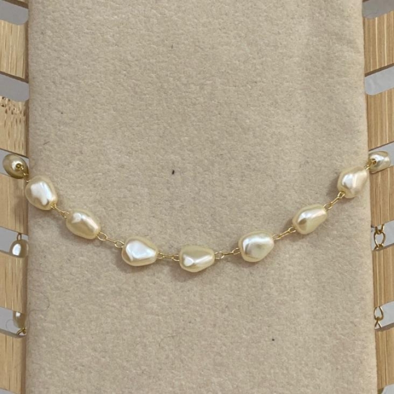 * Pulseira Pérolas Assimétricas