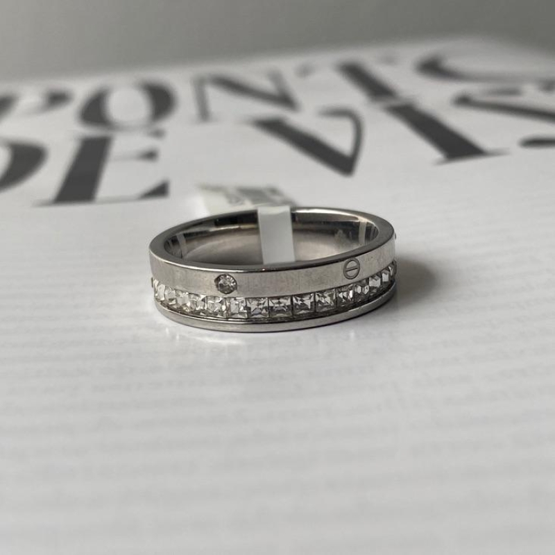 Anel Steel Cartier Liso e Cravejado
