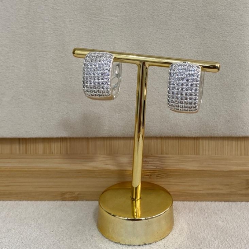 Argola Audrey G 7F Quadrada