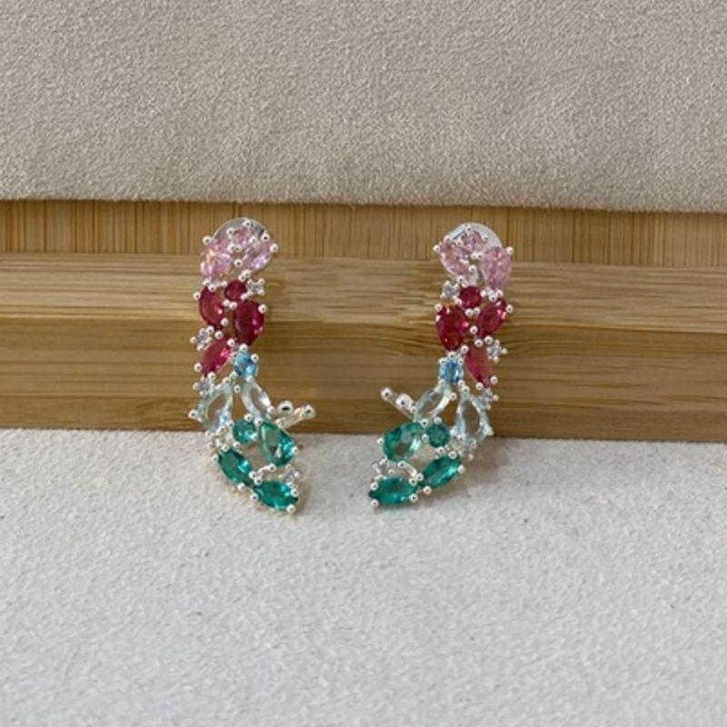 * Brinco  Ear Cuff Colorido