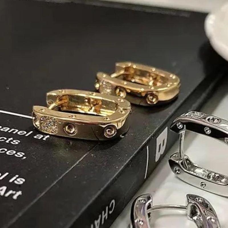 Argola Cartier Menor Ouro