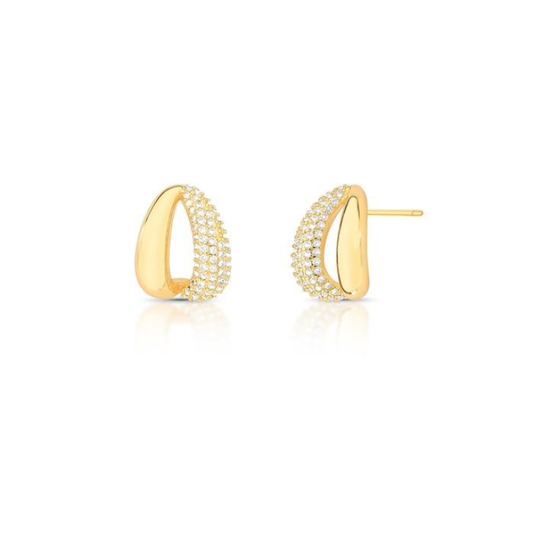 * Brinco Earhook Dois Elos Crav.