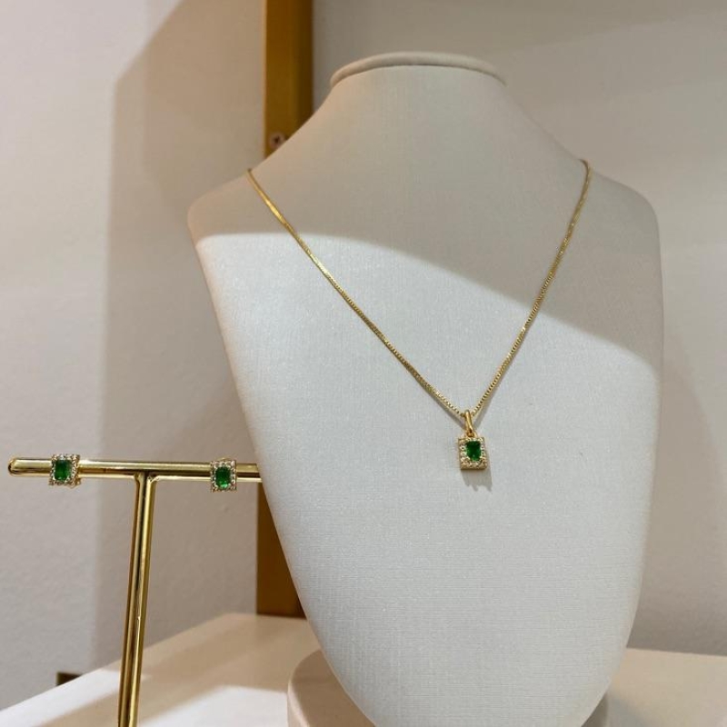 Conjunto Quadrado Verde
