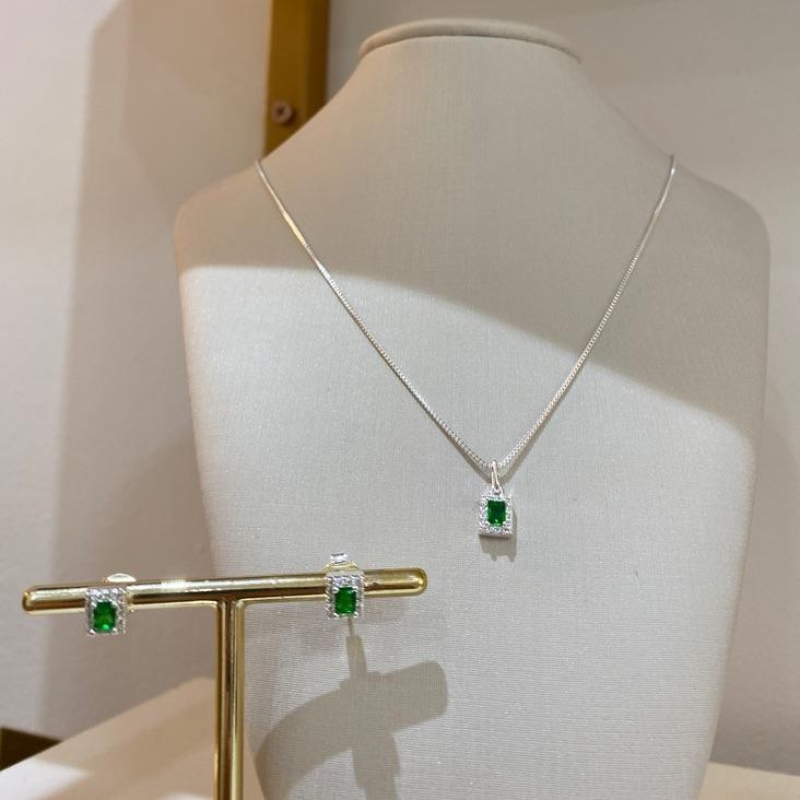 Conjunto Quadrado Verde