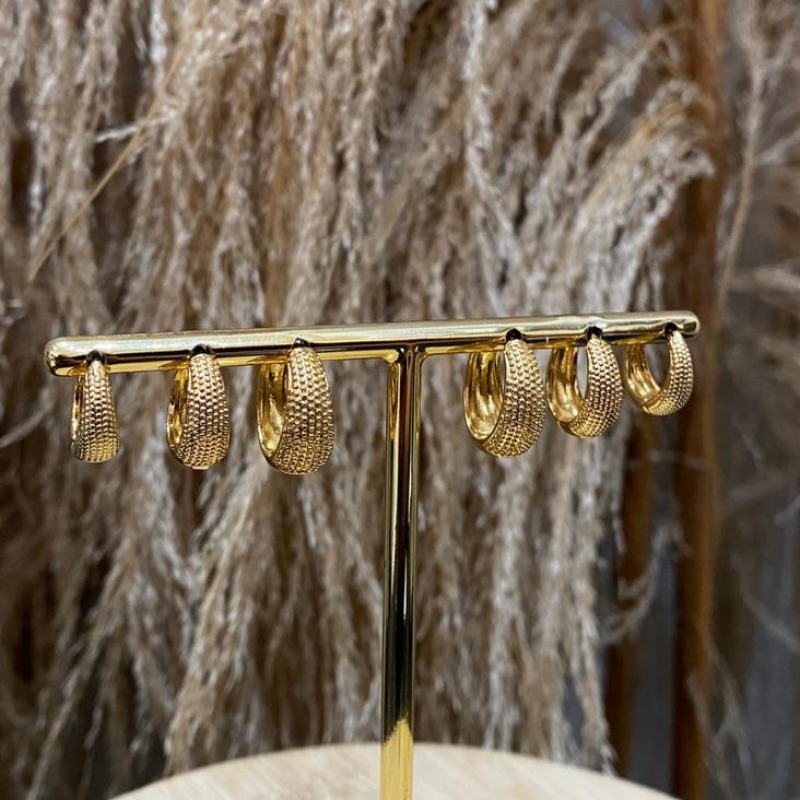 Argola Texturizada M