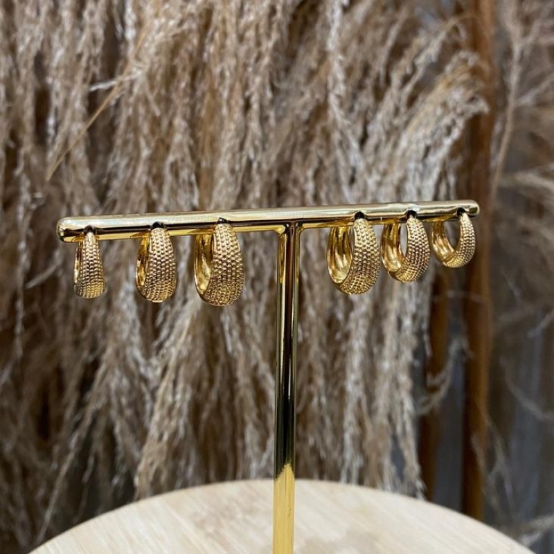 Argola Texturizada P