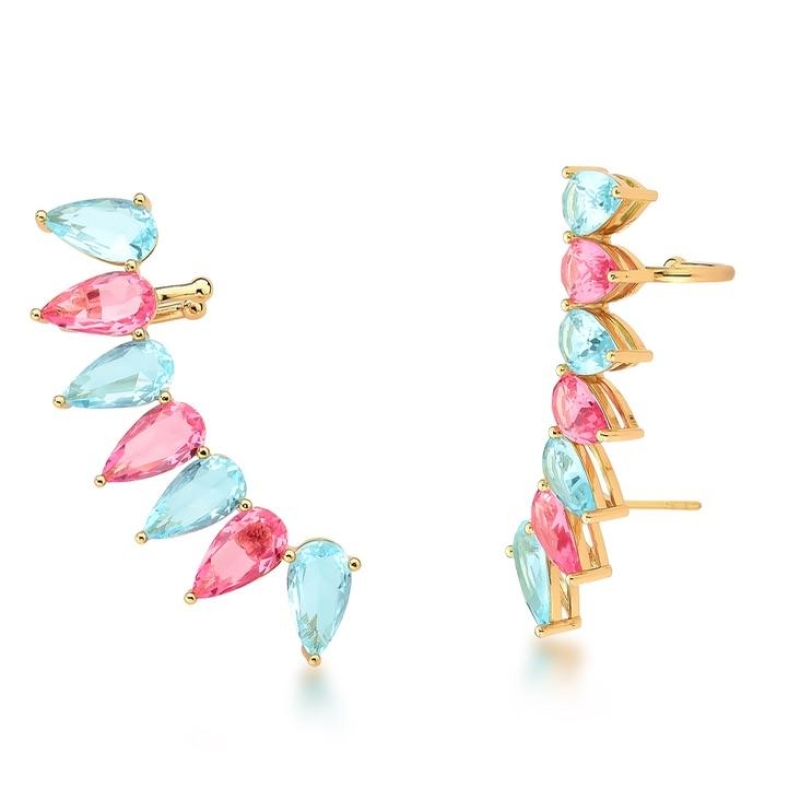 *Brinco  Ear Cuff 7Z Colorido