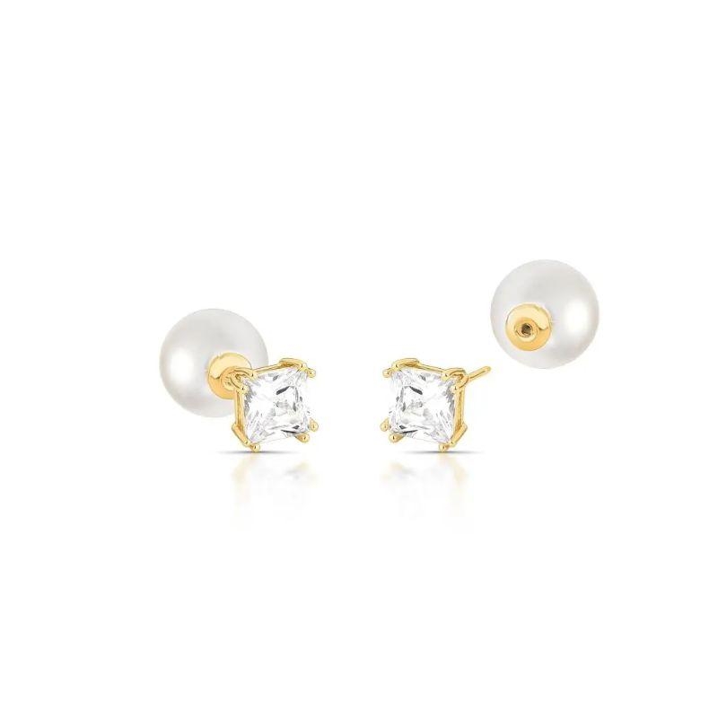 *Brinco Ear Jacket Cristal