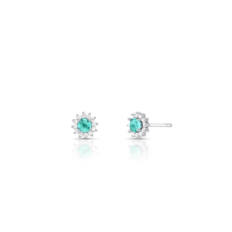 *Brinco Flor Turmalina P