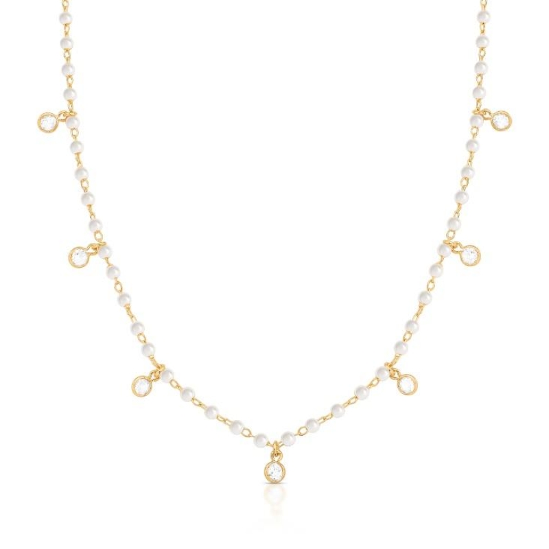 *Choker Pérolas e Zircônias