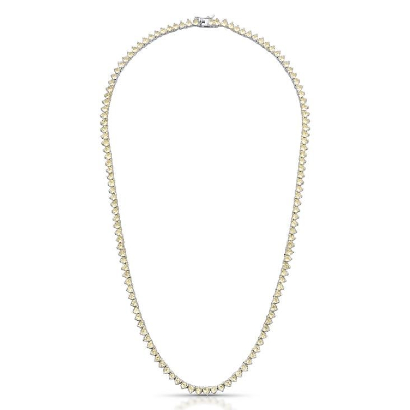 *Colar Riviera Yellow Fancy 3pontas