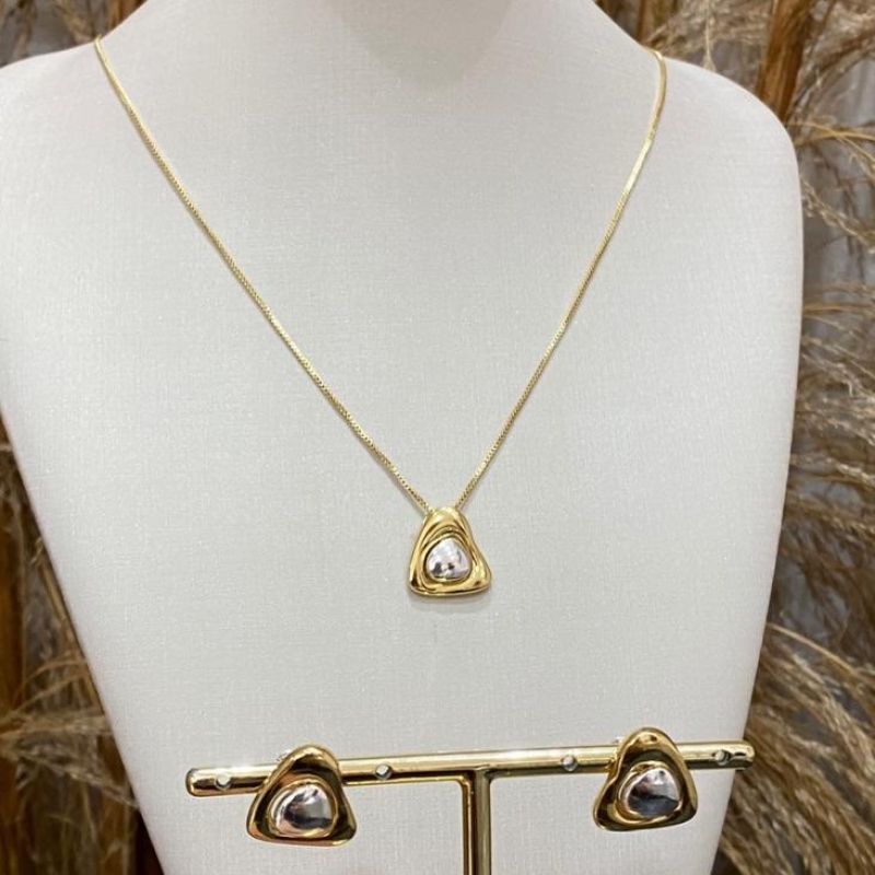 Conjunto Triangulo Org Duplo Banho