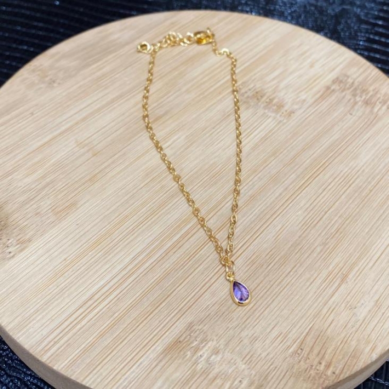 Tornozeleira Gota Lavanda