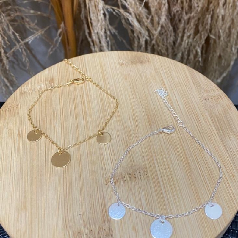 Pulseira 3 Plaquinhas