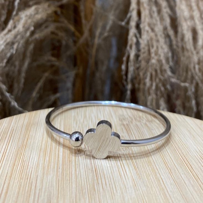 Bracelete Esfera e Trevo